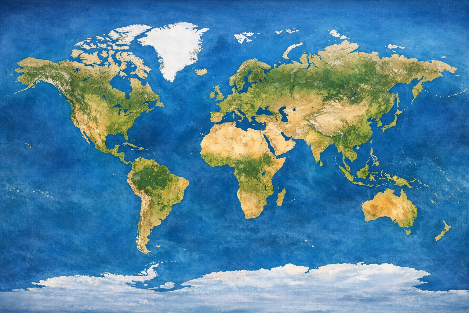 photographic  generic world map